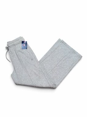 Champion Light Heather Gray Classic Fleece Medium Sweatpants